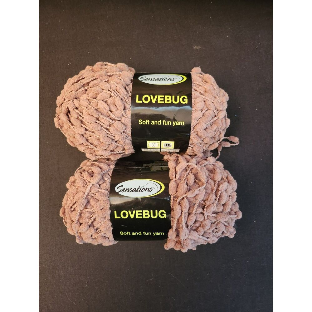 Sensations Lovebug Soft And Fun Yarn Brown B14